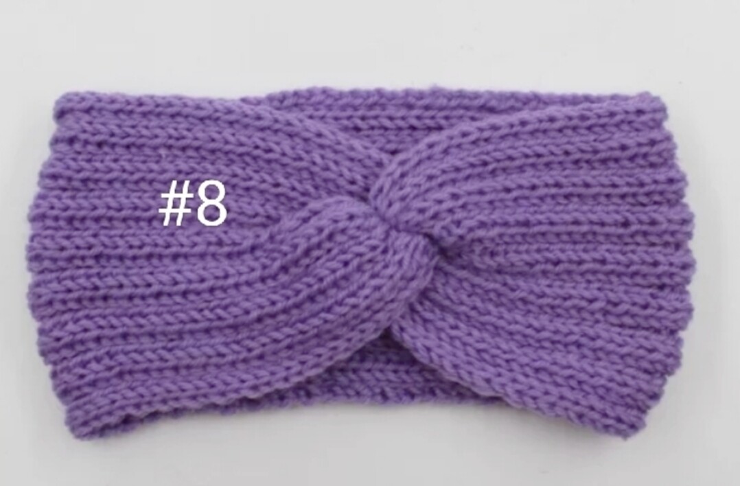 KNITTED KNOT CROSS HEADBAND