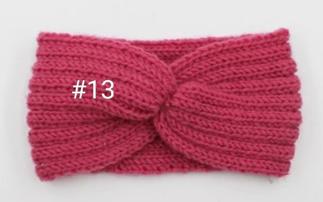 KNITTED KNOT CROSS HEADBAND