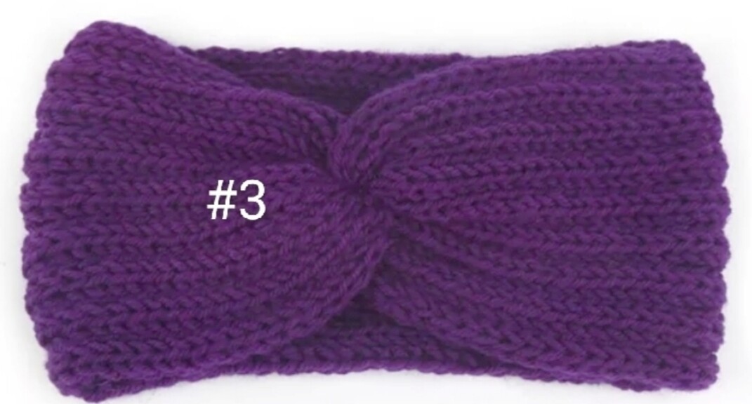 KNITTED KNOT CROSS HEADBAND
