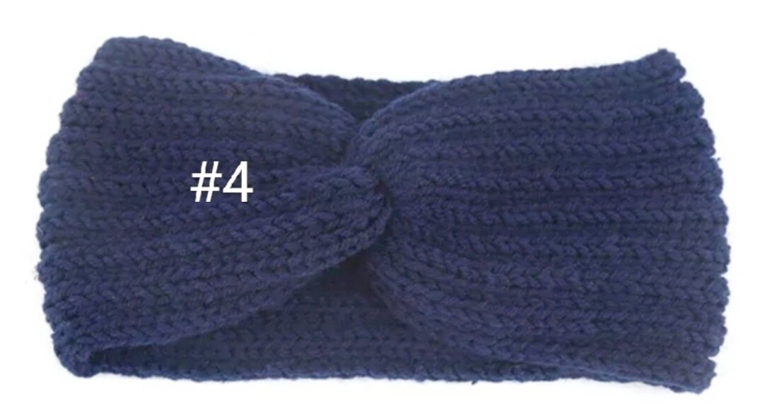 KNITTED KNOT CROSS HEADBAND