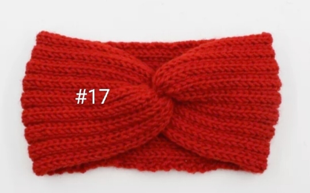 KNITTED KNOT CROSS HEADBAND
