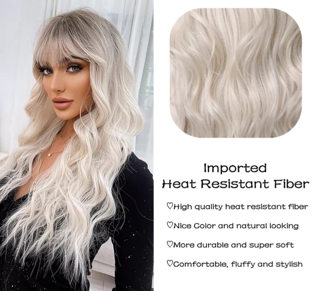 Cecilia Wig | Platinum Blonde Ombre