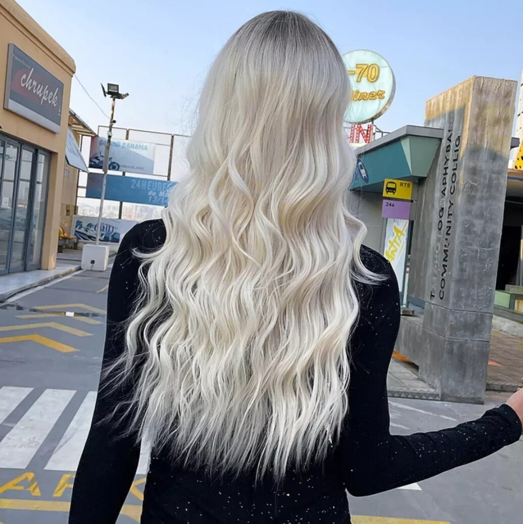 Cecilia Wig | Platinum Blonde Ombre
