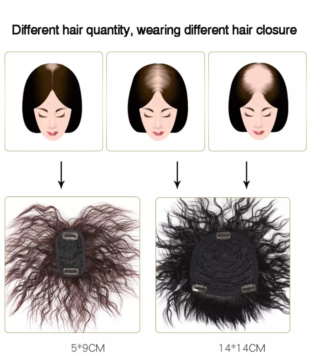 HUMAN HAIR TOPPER Fringe | PU Base 12x12cm