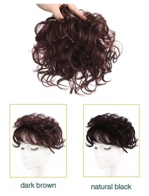 Ladies Topper Human Hair 12x12cm Silk Base 4.5 Inch