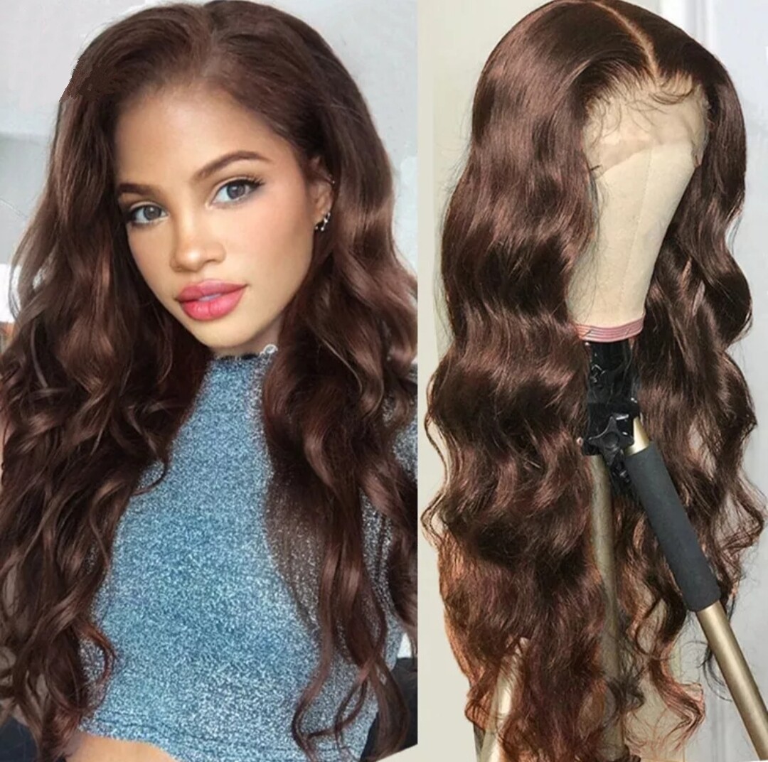 Arya Wig | Auburn Brown Human Hair Lace Front