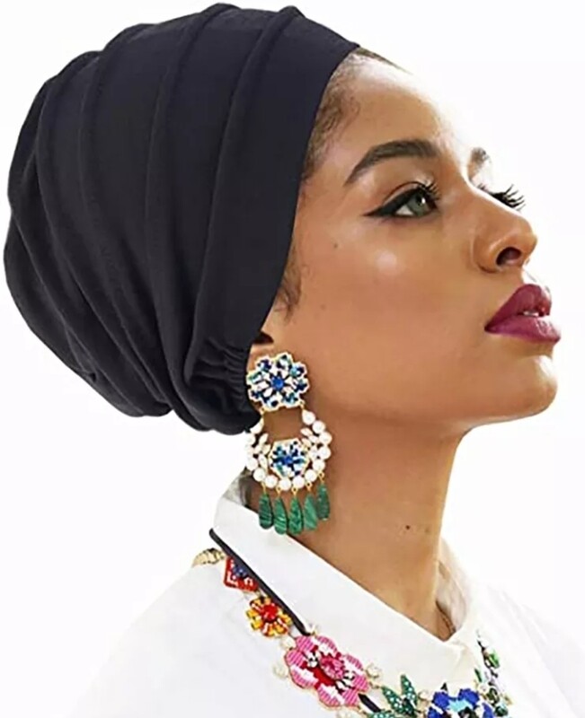 RUFFLED TURBAN