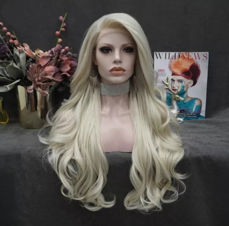 Josephine Wig | Platinum Blonde Free Part Lace Front