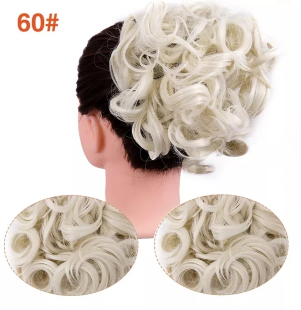 CURLY SYNTHETIC HAIR BUN