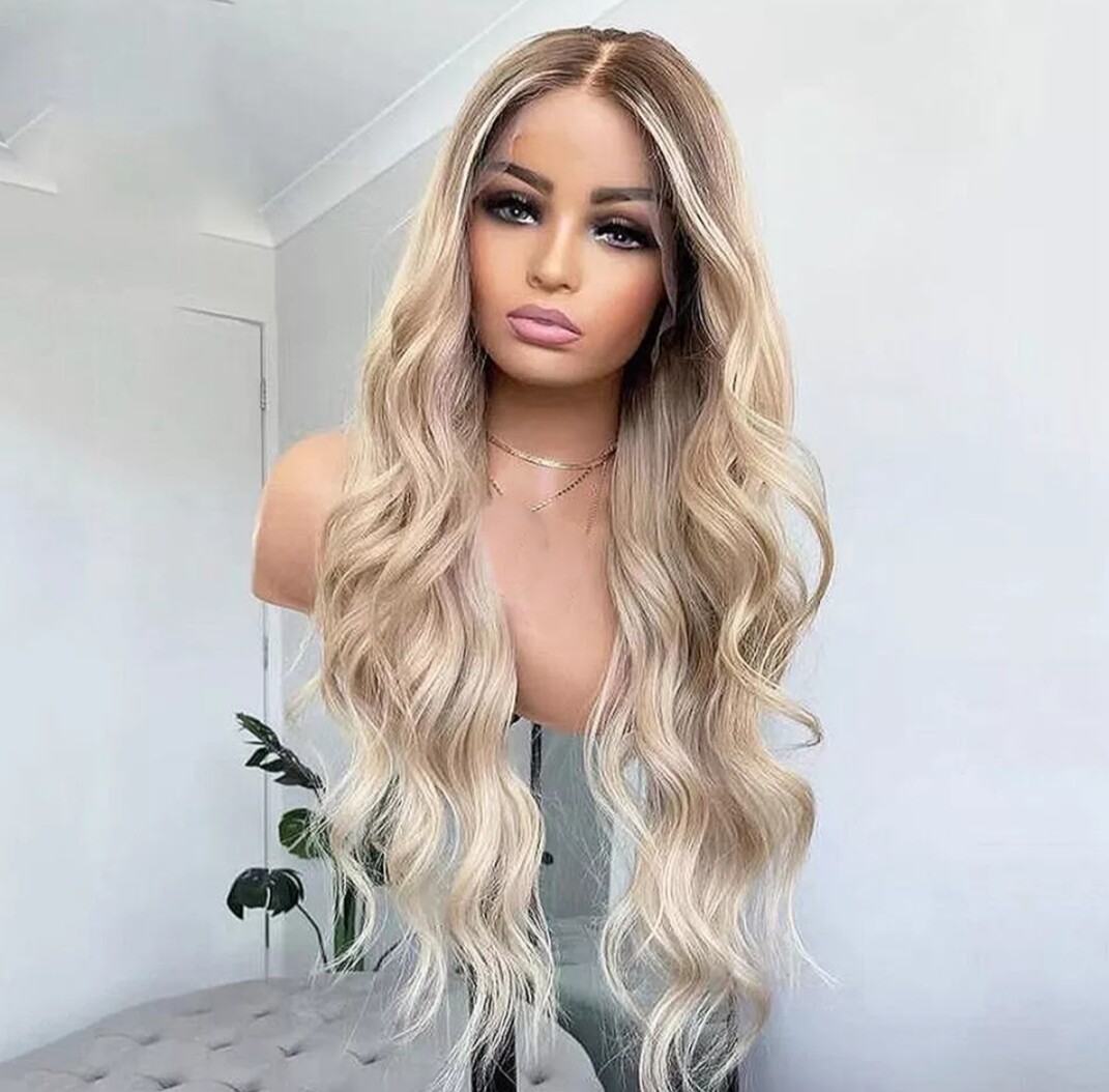 Camille - Wig - Butter Blonde Balayage Remy Hair