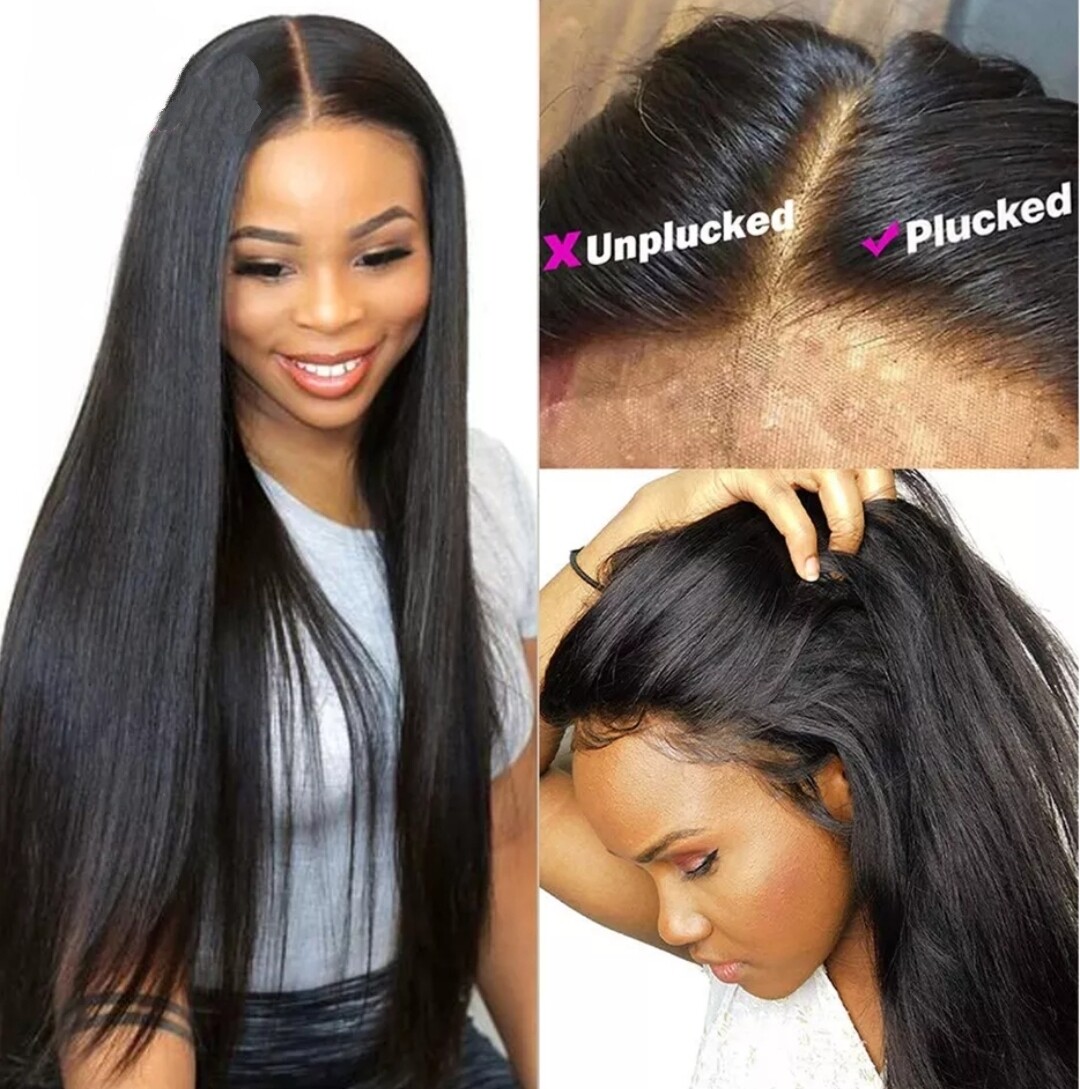 Kaila - Wig - Natural Black Remy Hair Lace Front 