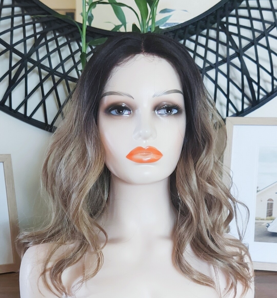 Mila - Wig - Honey Brown Ombre Lace Front 