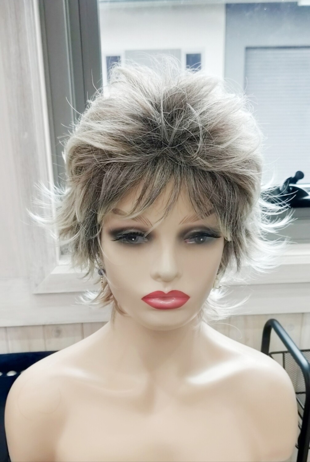 Grace Wig | Brown Blonde Mix Human Hair Blend 