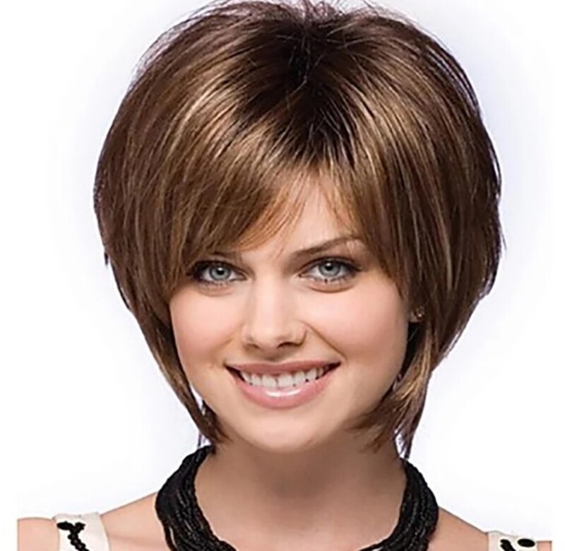 Siren Wig | Brown Mix with Highlights Human Hair Blend