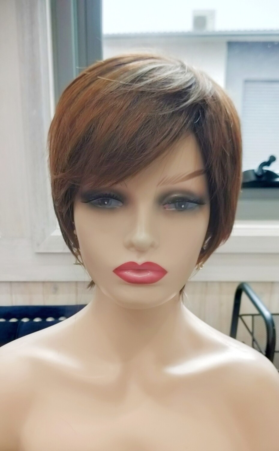 Siren Wig | Brown Mix with Highlights Human Hair Blend