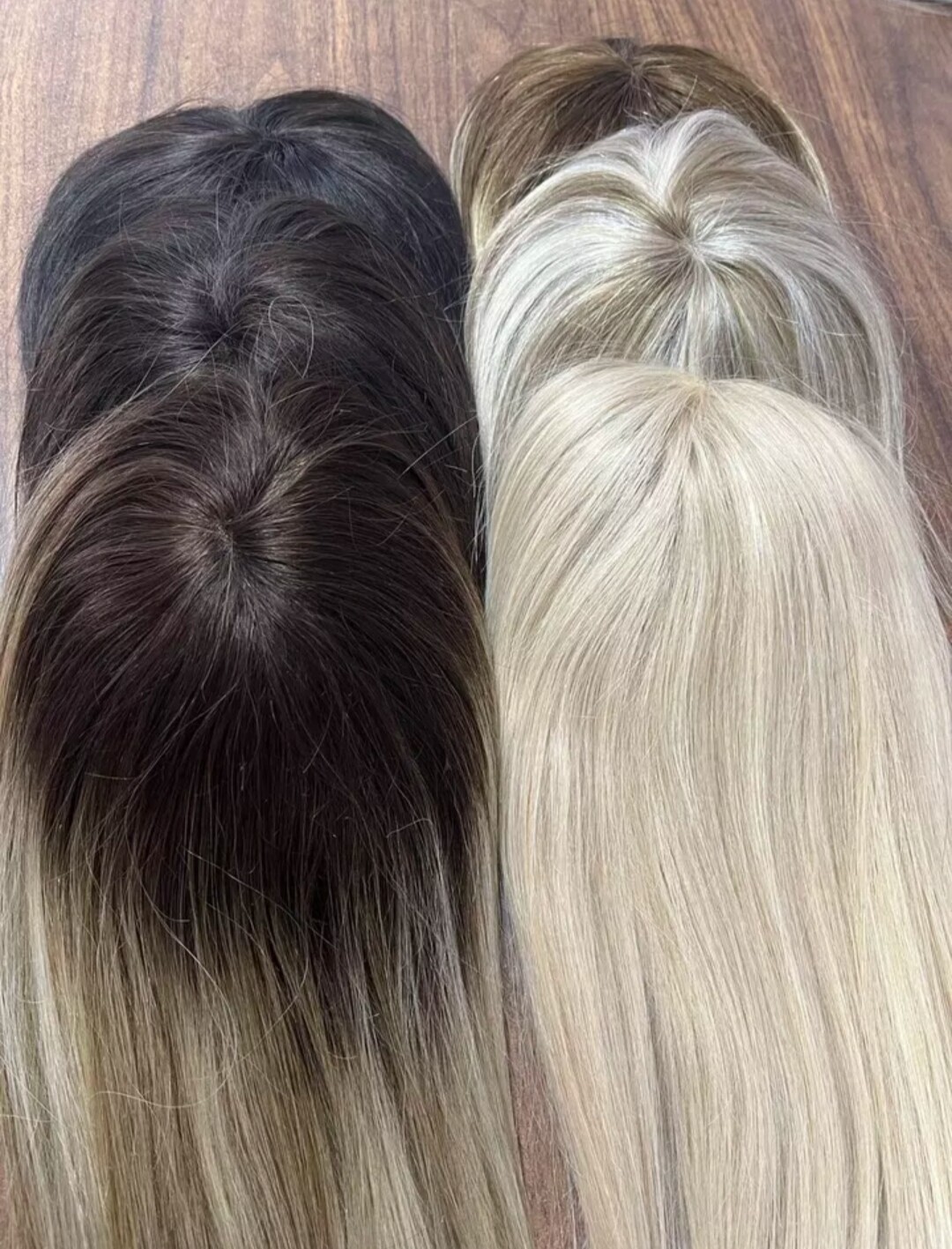 HUMAN HAIR TOPPER Mono Base 6x12cm | 8x13cm