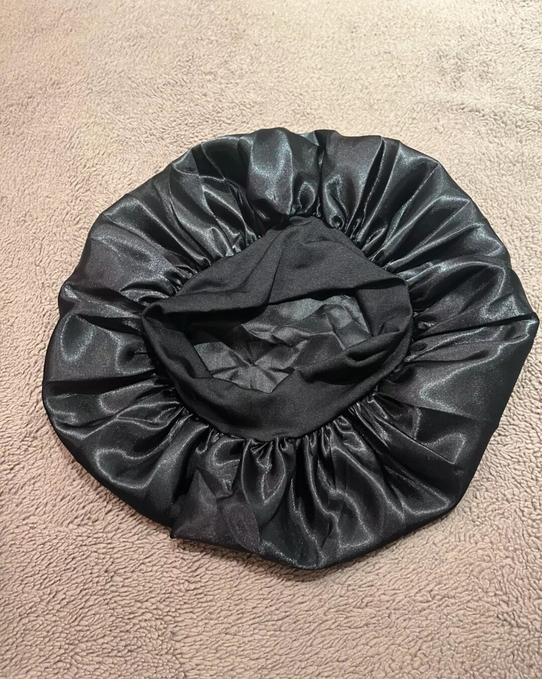 SATIN NIGHT BONNET CAP