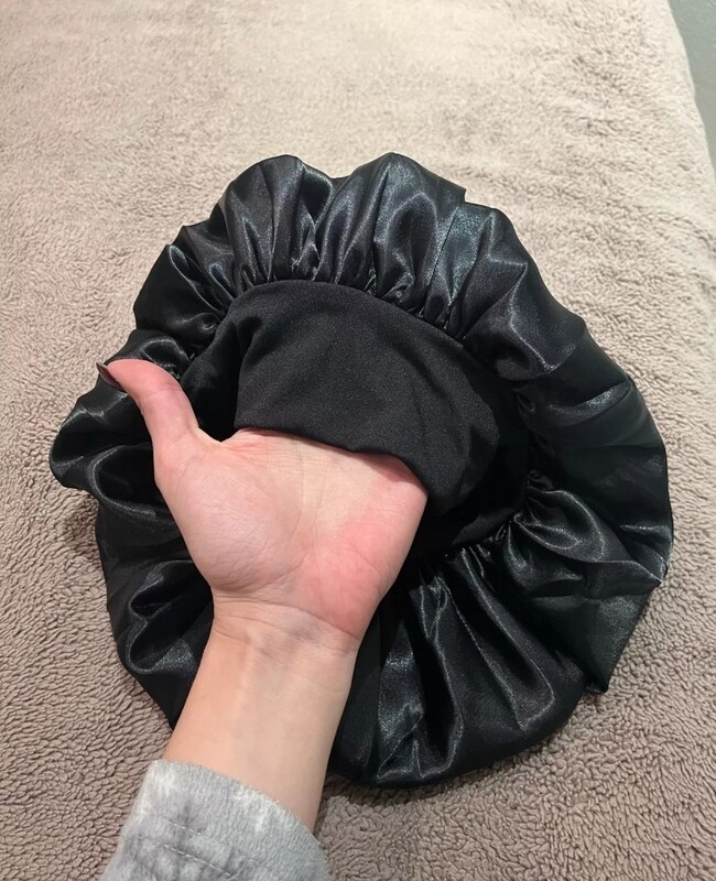 SATIN NIGHT BONNET CAP