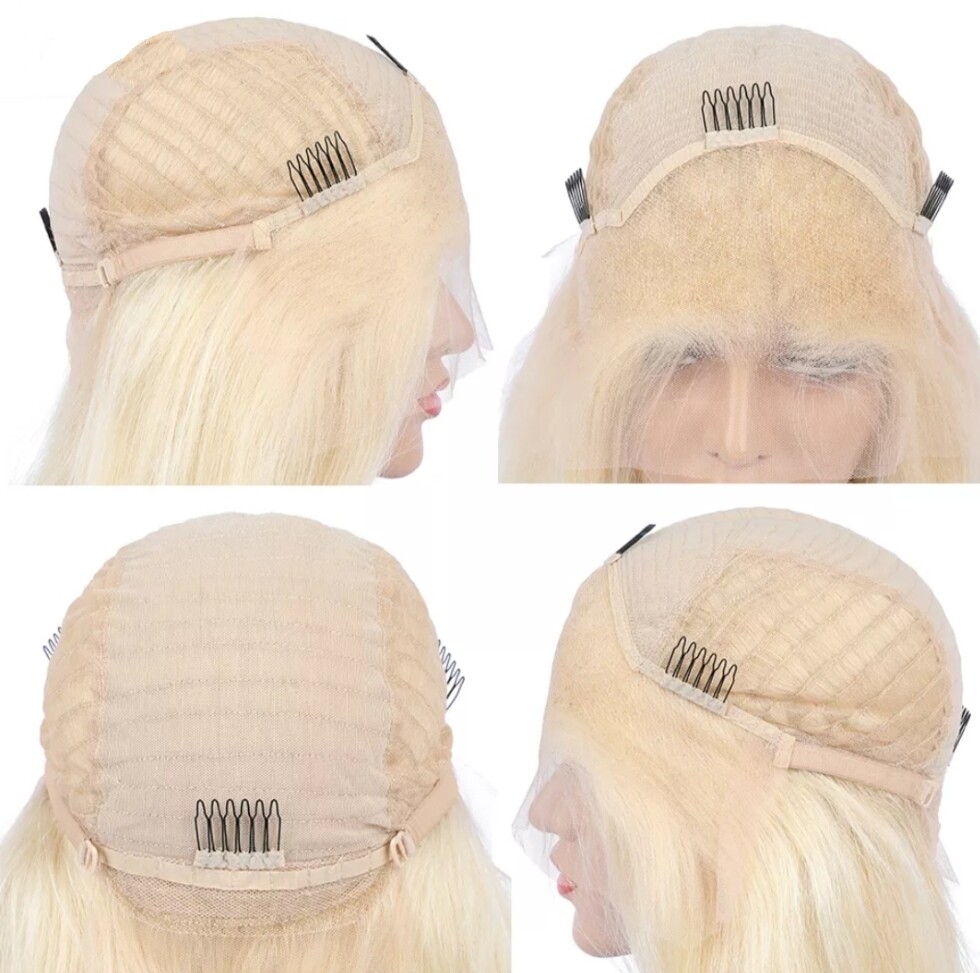 Brooky Wig | White Blonde Human Hair Lace Front