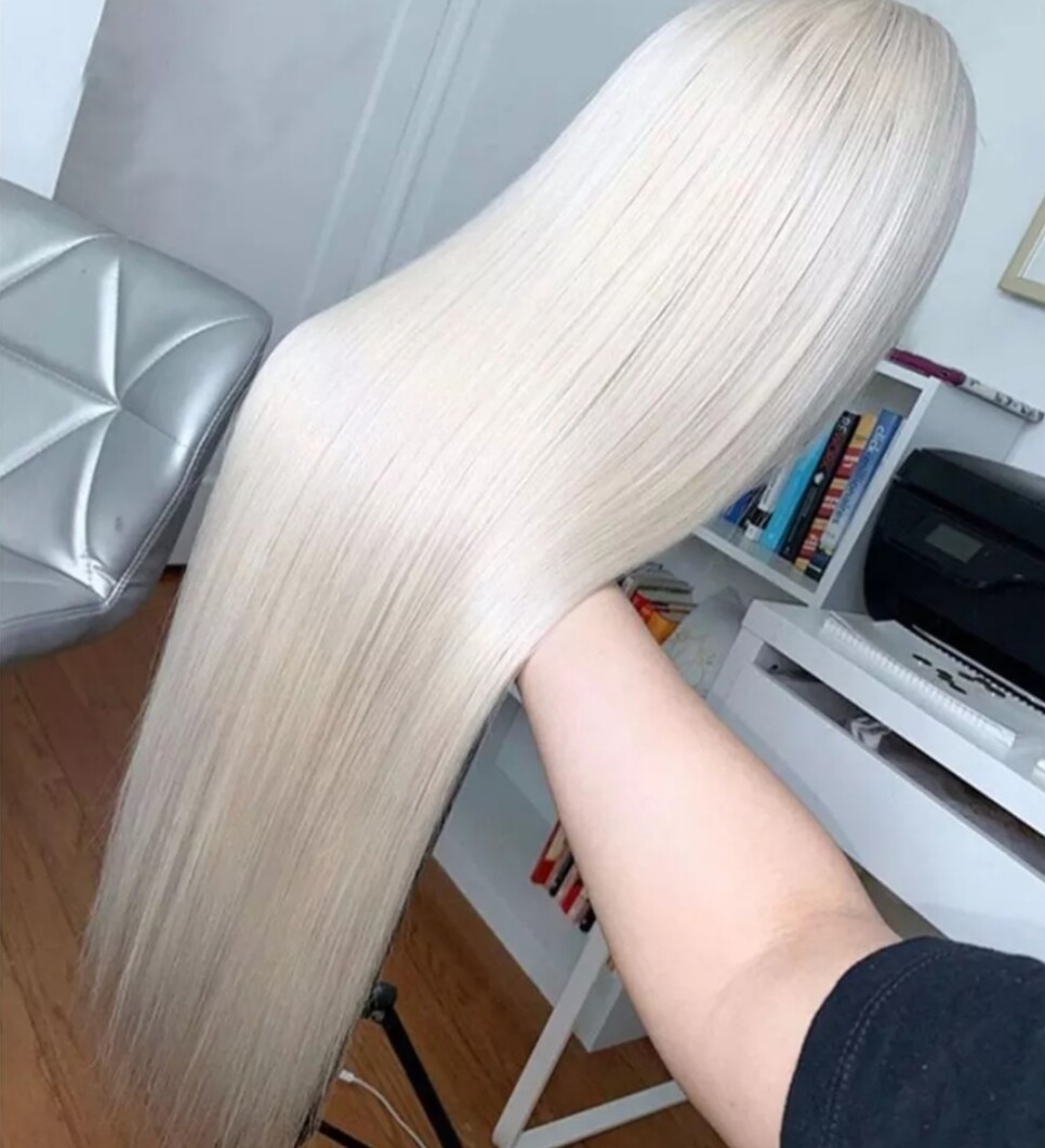 Brielle Wig | Platinum Blonde Free Part Lace Front