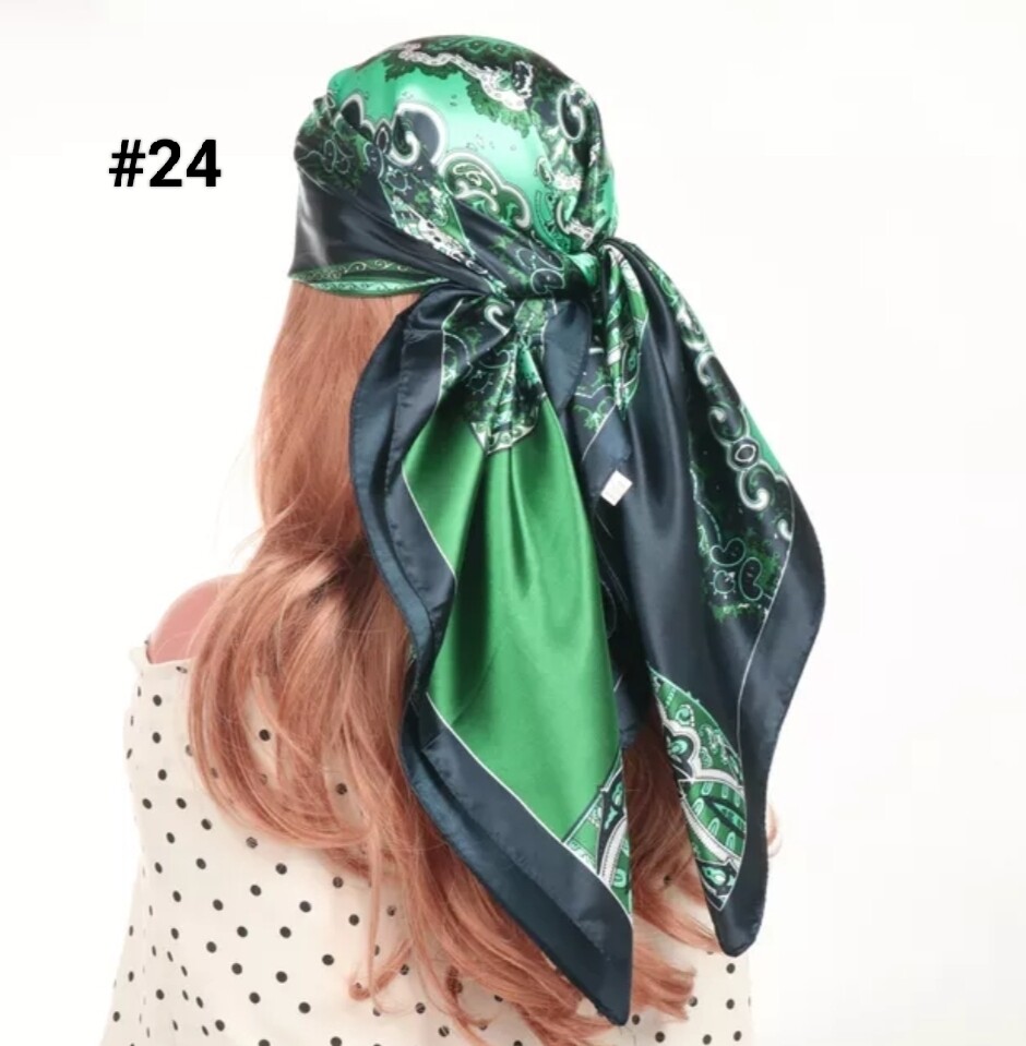 DESIGNER SILK HEADSCARF