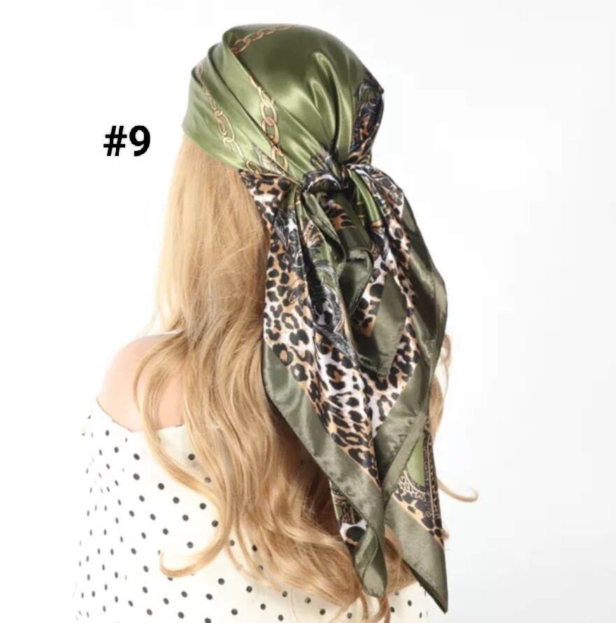 DESIGNER SILK HEADSCARF