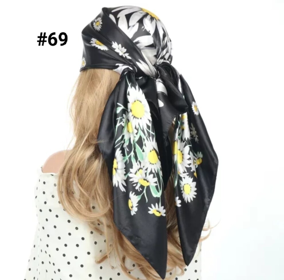 DESIGNER SILK HEADSCARF