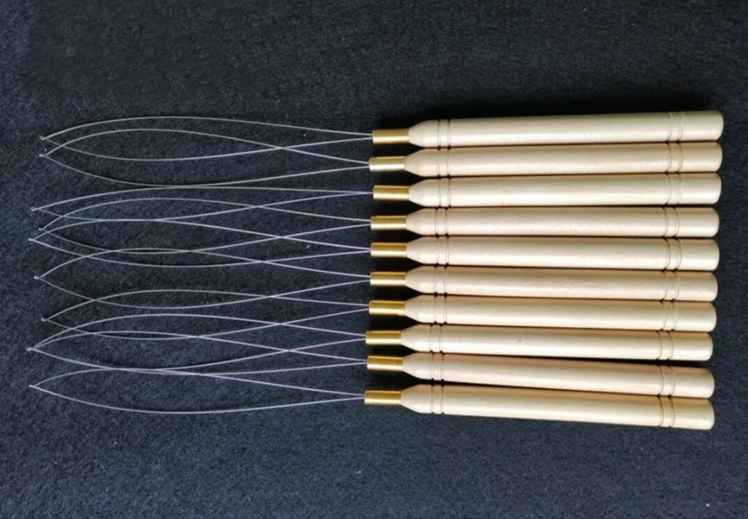 HAIR EXTENSION MICRO BEAD LOOPING THREADER