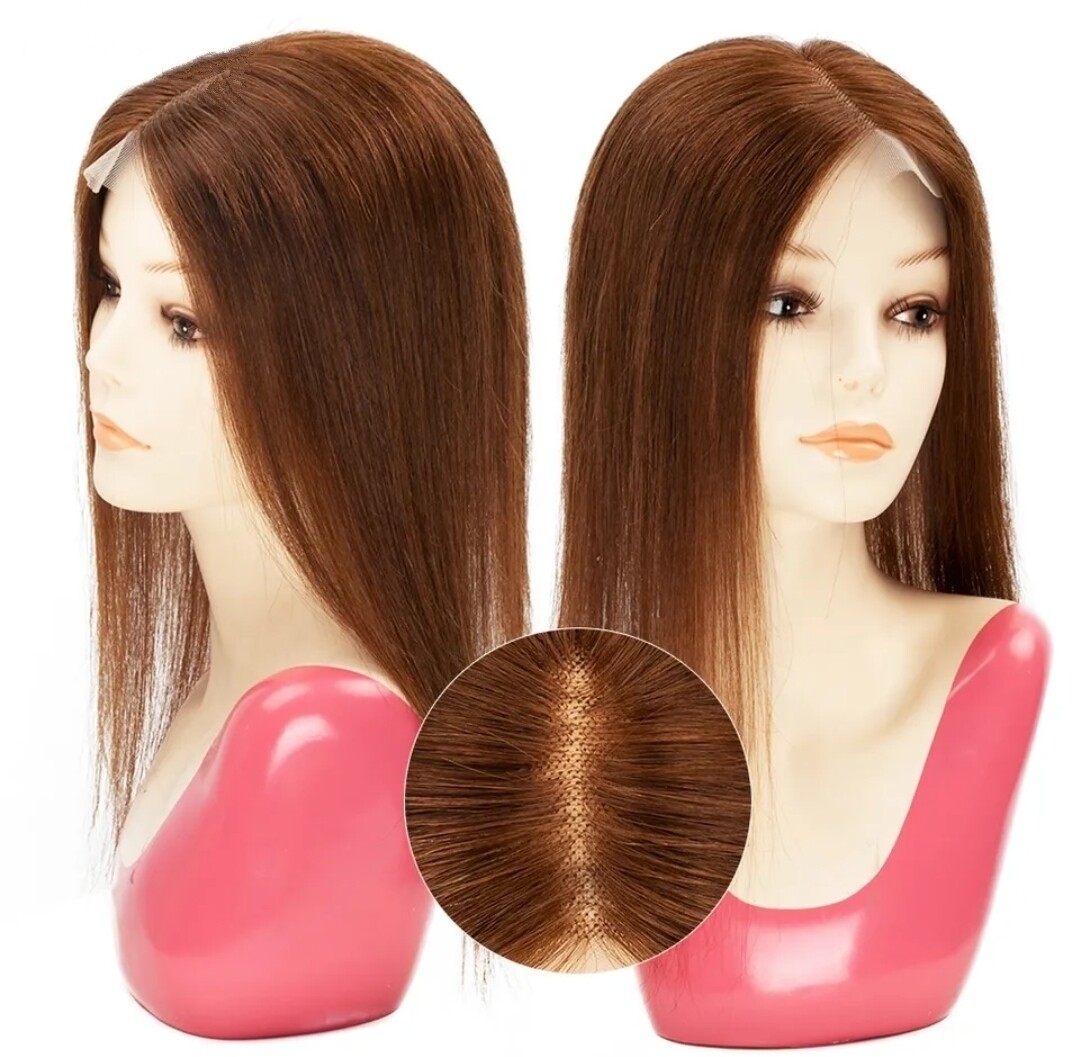 HUMAN HAIR TOPPER Lace Base 13x13cm