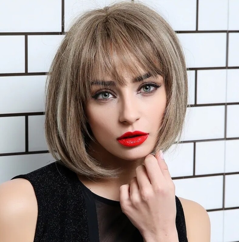 Sophia Wig | Ash Brown with Highlights 