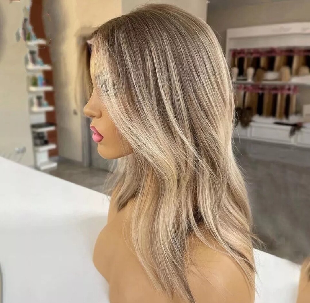 Lolita Wig | Ash Blonde Human Hair Lace Front 