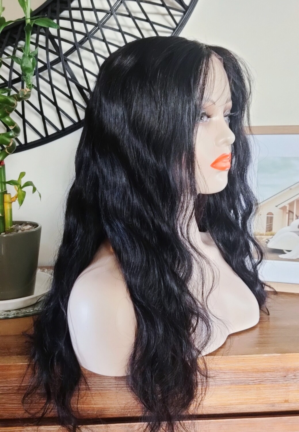 Lizzy Wig | Natural Black Human Hair Lace Front 