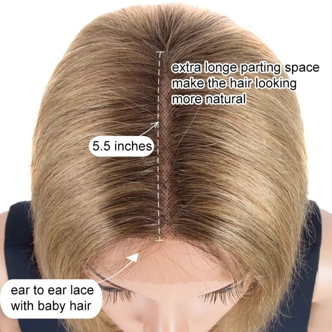 Tommy Wig | Honey Blonde Ombre Human Hair Lace Front 