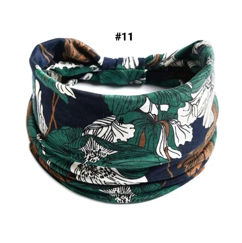 BOHO WIDE PRINTED HEADBAND