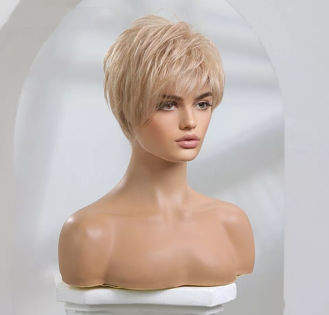 Stella Wig | Pearl Ash Blonde Human Hair Blend