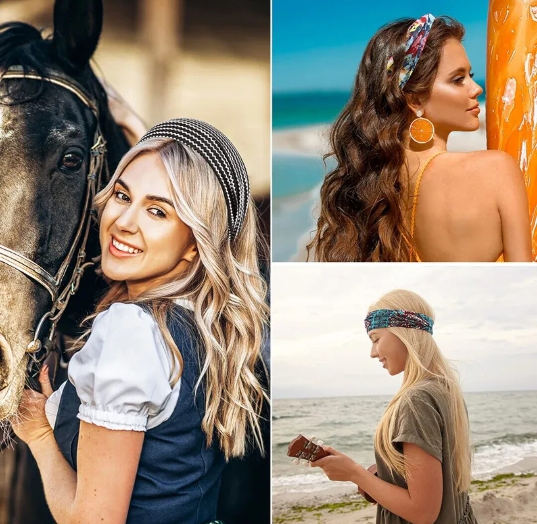 BOHO WIDE PRINTED HEADBAND
