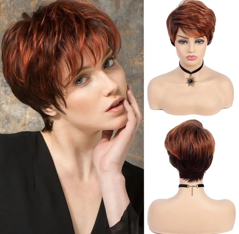 Tina Wig | Copper Ombre Human Hair Blend