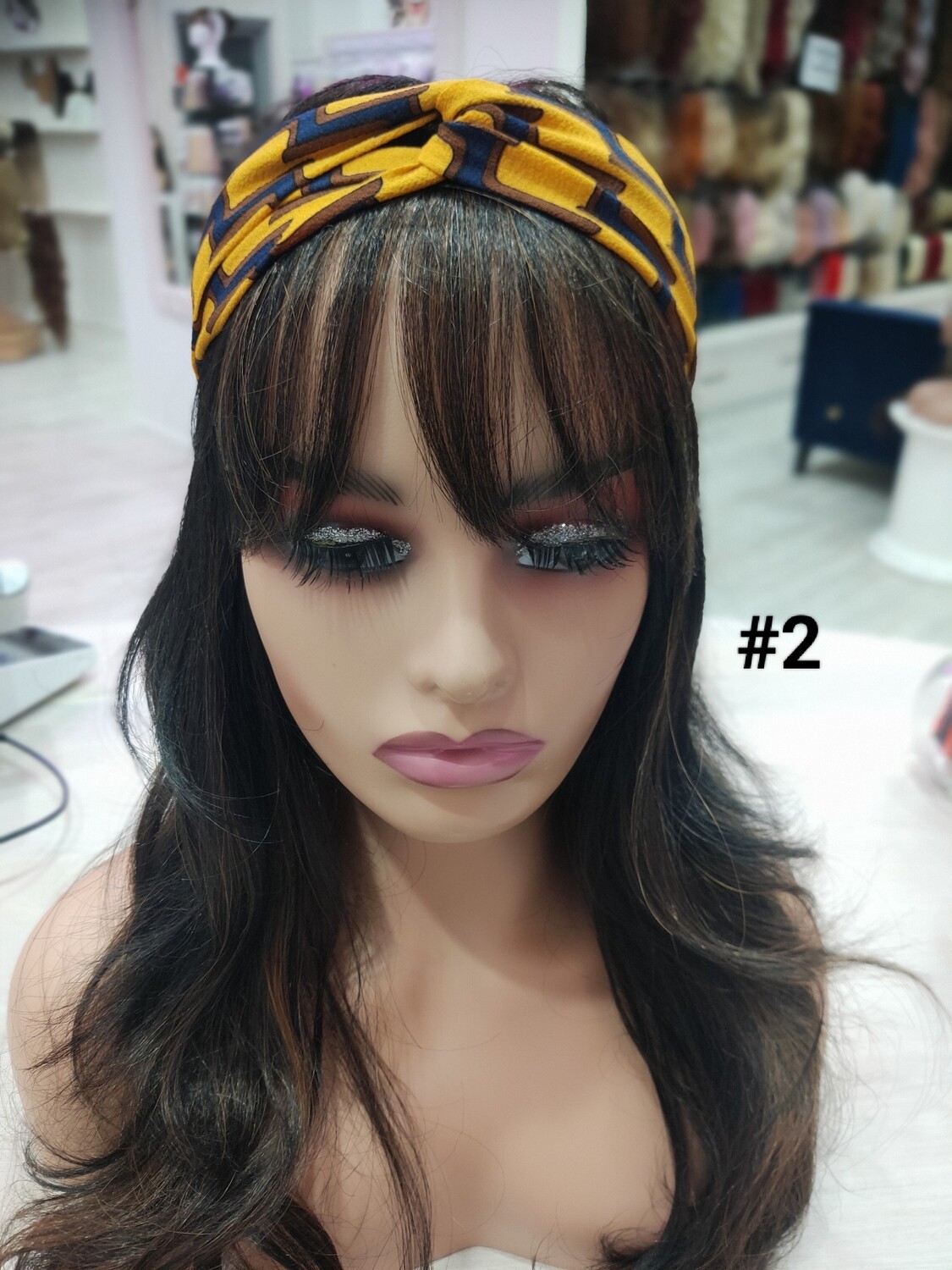 TWIST CHIFFON ELASTIC HEADBAND