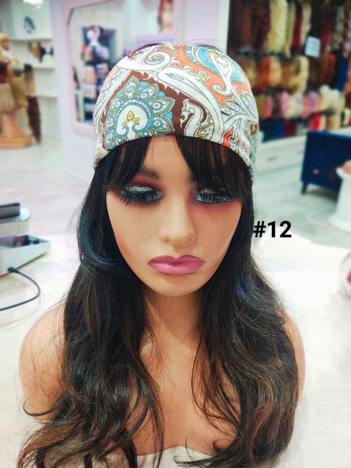 BOHO WIDE PRINTED HEADBAND