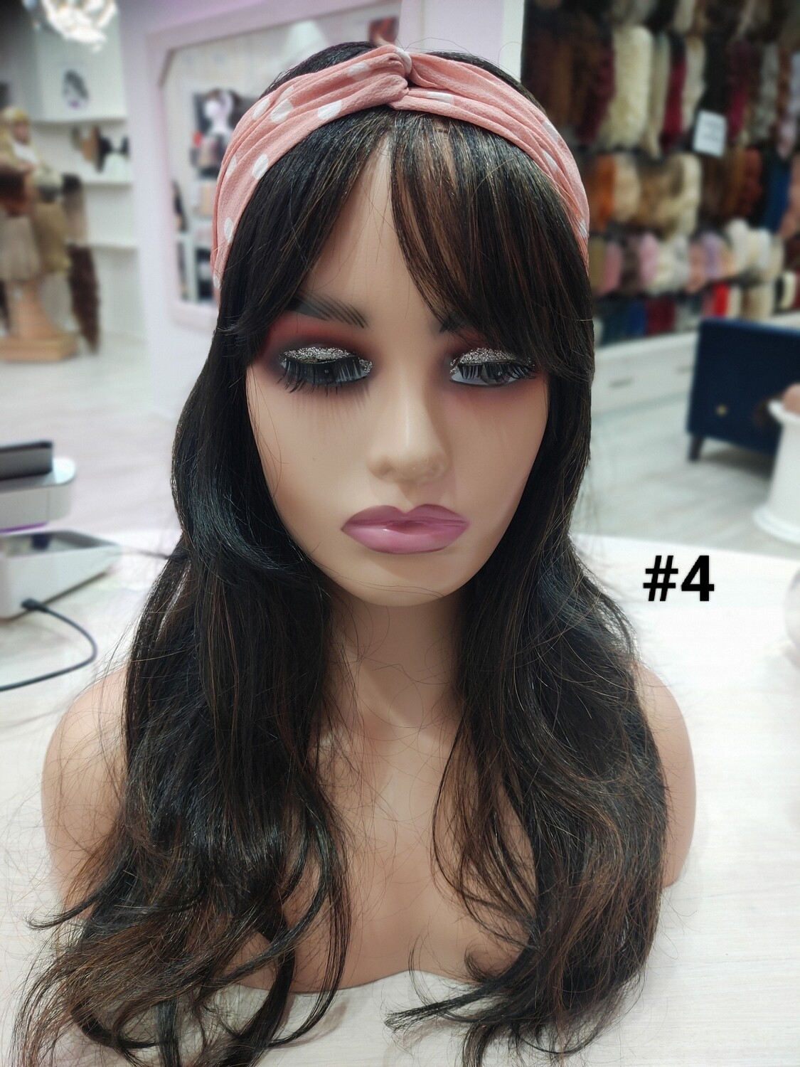 TWIST CHIFFON ELASTIC HEADBAND