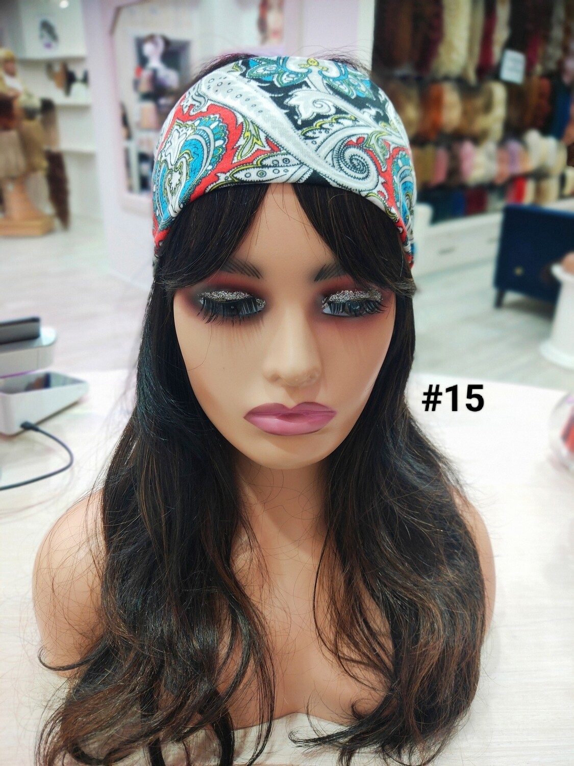 BOHO WIDE PRINTED HEADBAND
