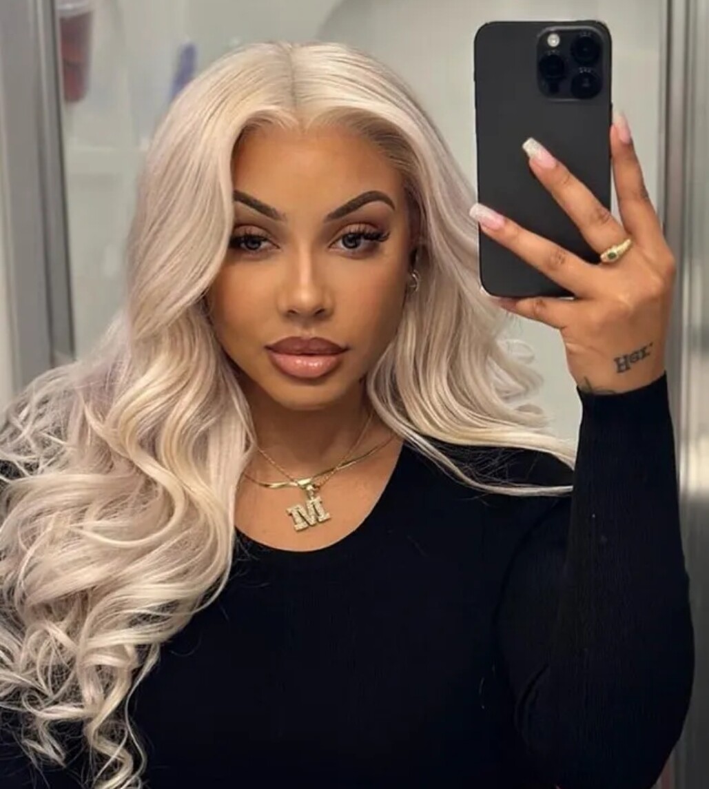 Brooky Wig | White Blonde Human Hair Lace Front