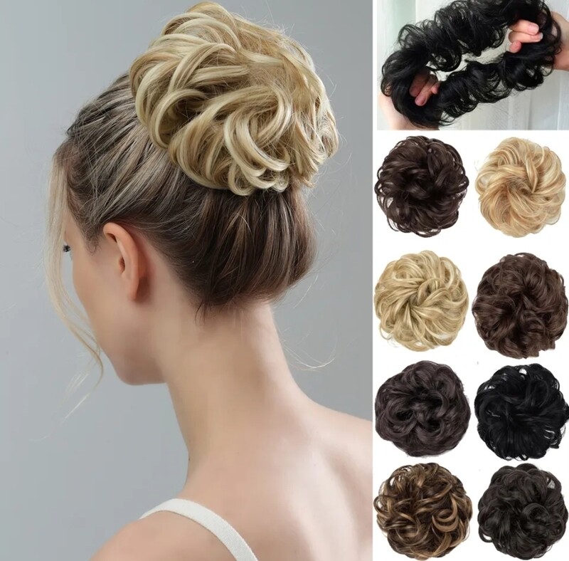 SCRUNCHIE BUN SYNTHETIC HAIR