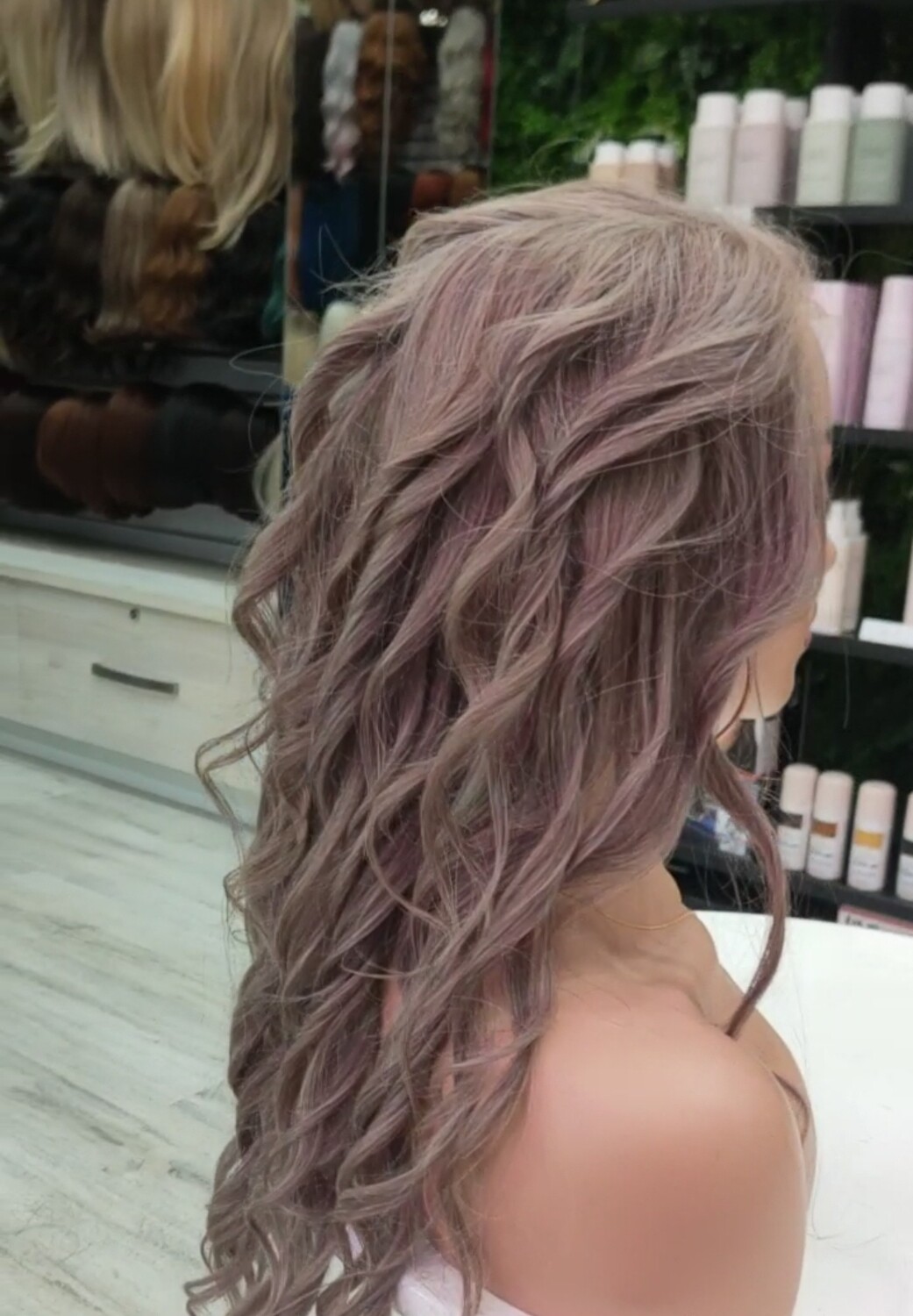 Amie Wig | Titanium Ash Human Hair Lace Front 