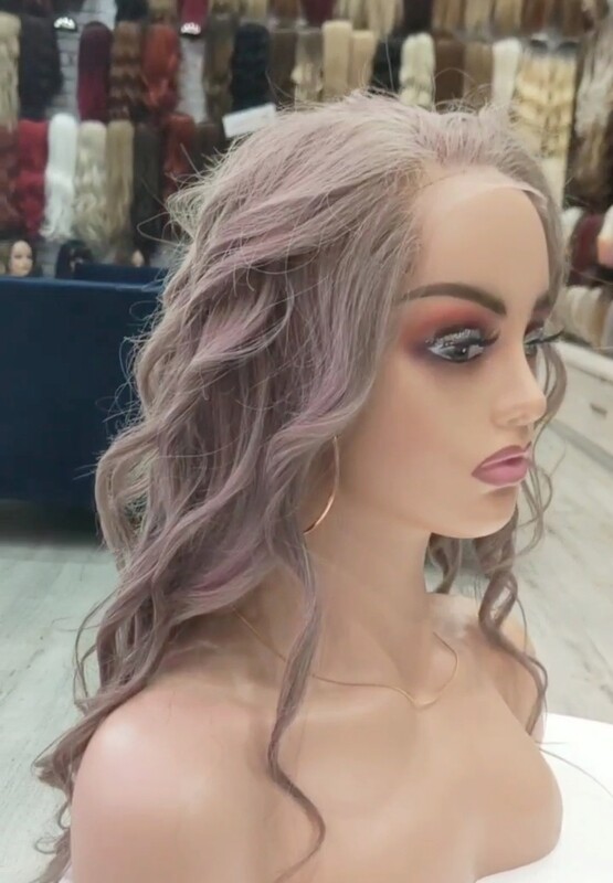 Amie Wig | Titanium Ash Human Hair Lace Front 