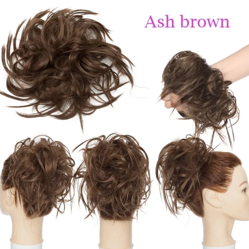 MESSY SYNTHETIC HAIR BUN