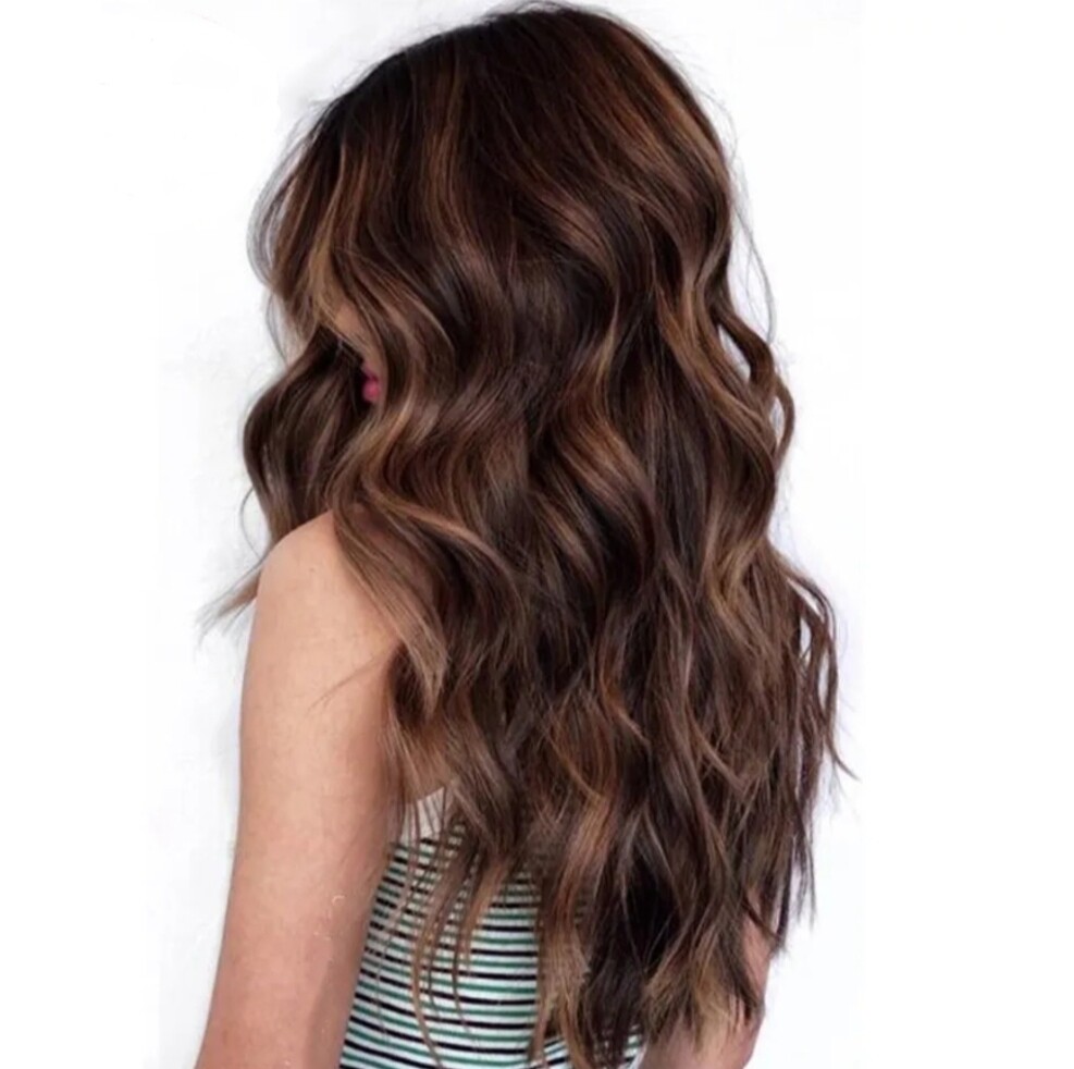 Fillipa Wig | Dark Brown Highlights 