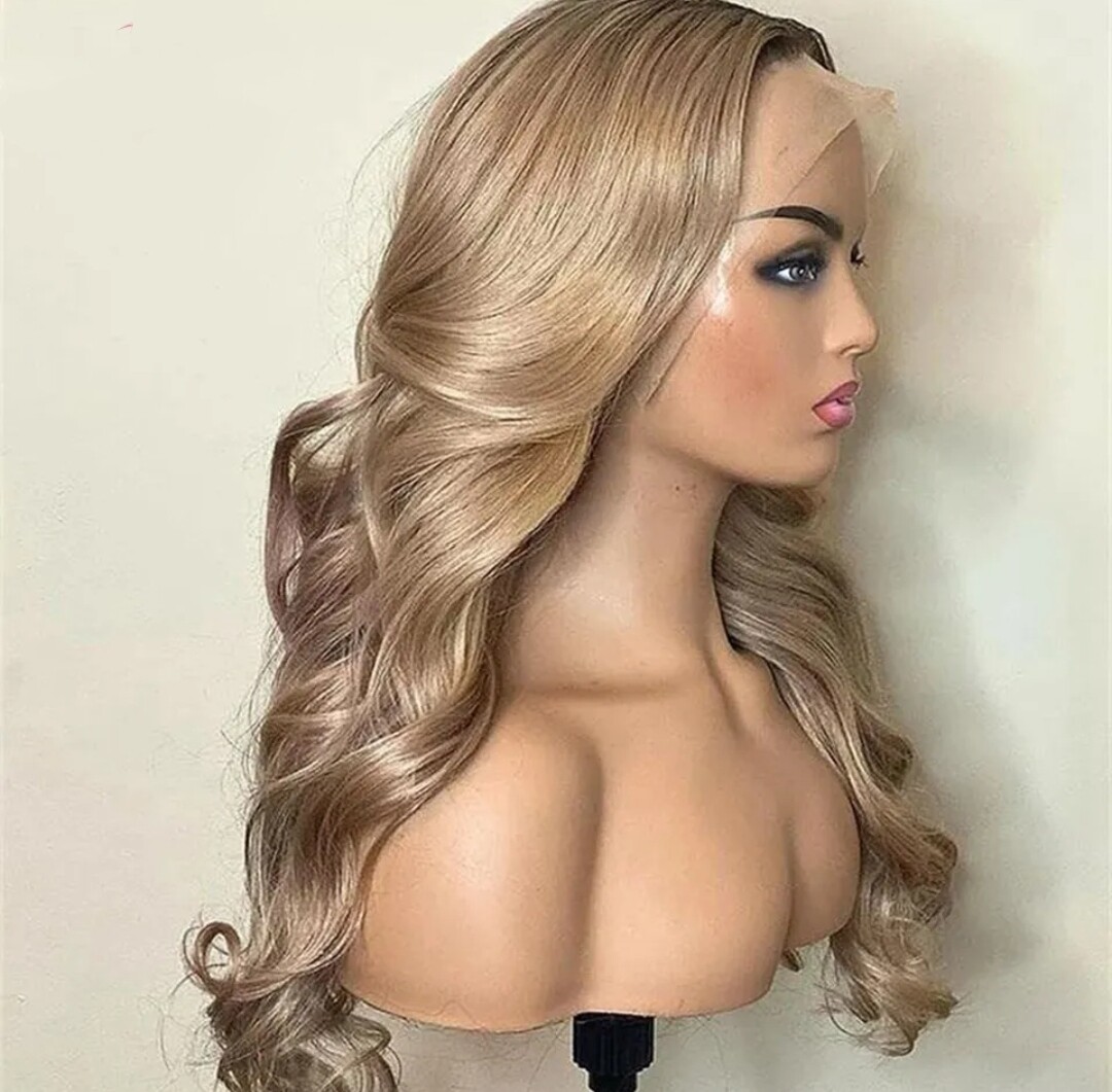 Cathee Wig | Diamond Blonde Ombre Human Hair Lace Front 
