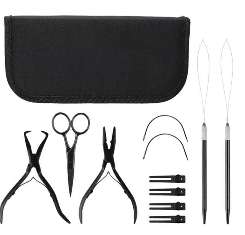 PROFESSIONAL HAIR EXTENSION TOOL KIT