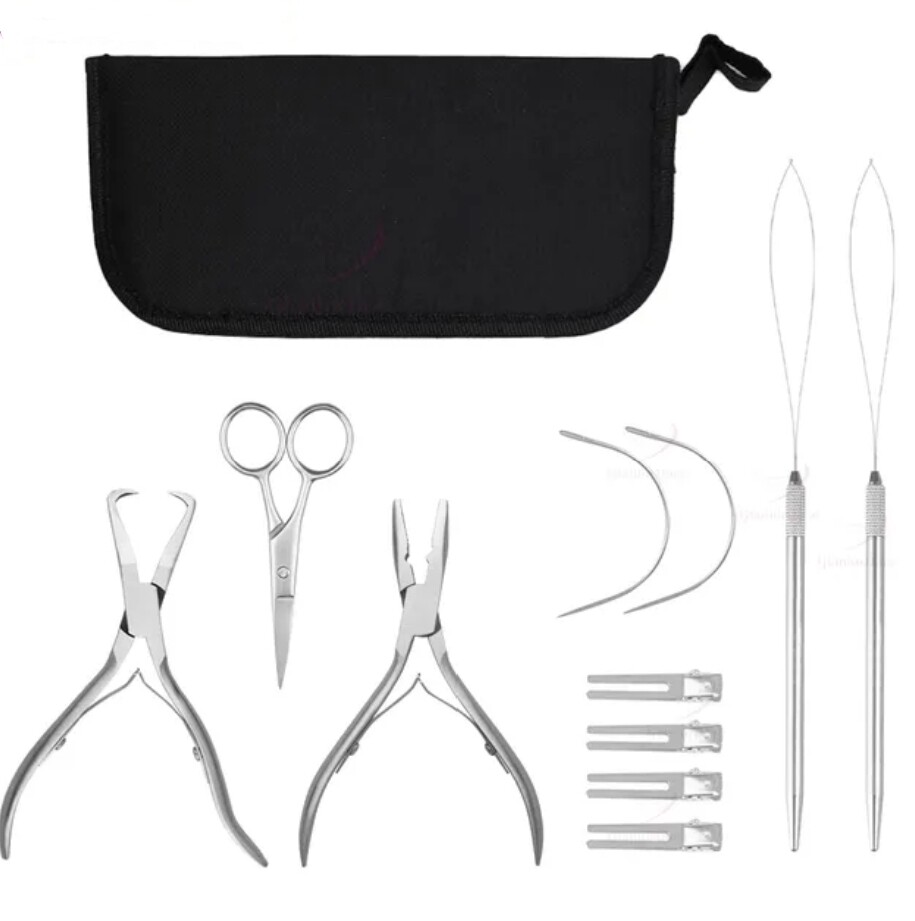 PROFESSIONAL HAIR EXTENSION TOOL KIT